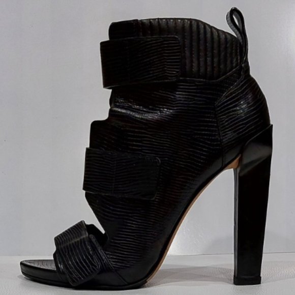 💥KILLER DESING💥 ALEXANDER WANG Noemi Combat Open-Toe Booties - Picture 9 of 15